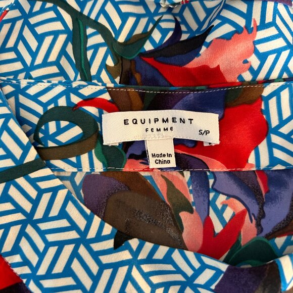 Equipment Jada Silk Dress Size US Small - Picture 3 of 6